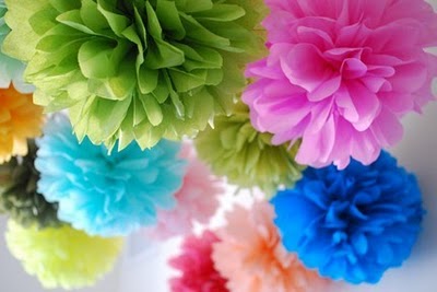 Lanterne Pom Pom Colori Misti